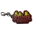 Брелок Stranger Things Очень странные дела Logo Keychain ABS пластик 4 см.