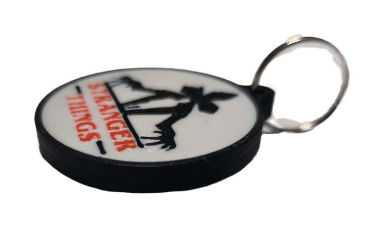 Брелок Stranger Things Demogorgon Очень странные дела Демогоргон ABS пластик 4 см.