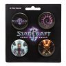 Набор Значков StarCraft II Heart of the Swarm Pin Pack 