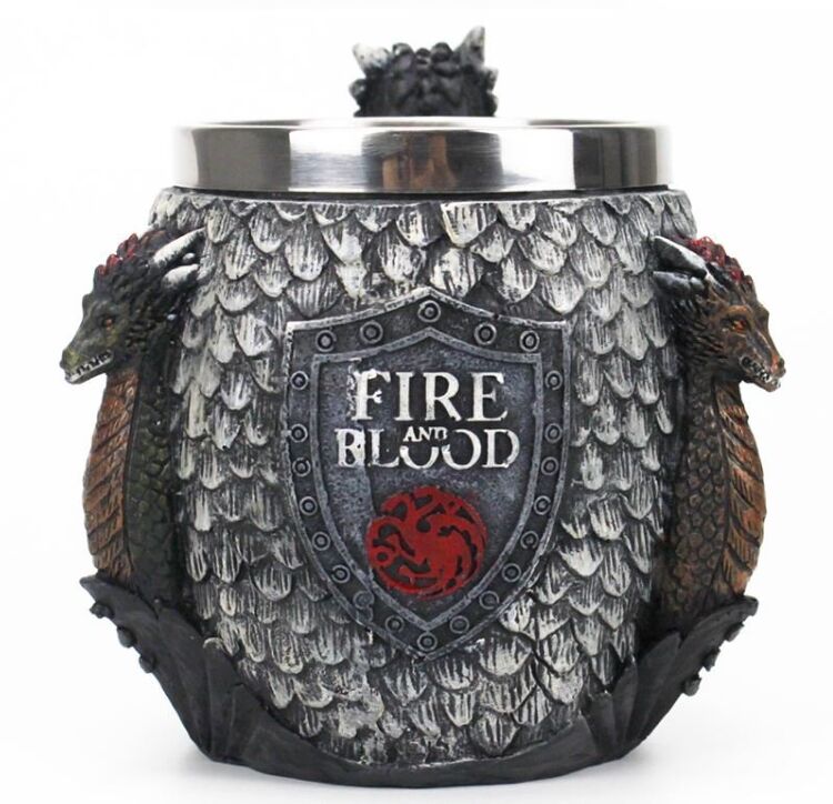 Кружка Game of Thrones Targaryen Fire and Blood Игра престолов Дом Таргариен