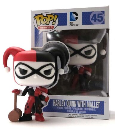 Фігурка Funko Super Heroes: Harley Quinn With Mallet 45 Харлі Квінн фанко