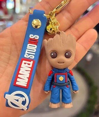 Брелок підвіска на рюкзак Marvel Groot 3D Keychain Грут Backpack