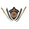 Репліка зброї The Hobbit Legolas Fantasy Fighting Swords with Display