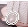 Кулон Harry Potter Маховик времени Гарри Поттер (Time Turner Necklace) серебряный