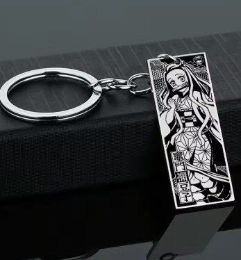 Брелок Demon Slayer Nezuko Kamado Незуко Камадо Клинок, рассекающий демонов метал