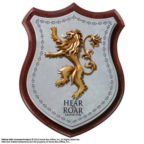 Настенный герб Game of Thrones LANNISTER House Crest Wall Plaque