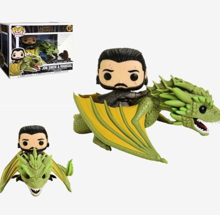 Фігурка Funko Pop! Rides TV: Game of Thrones - Jon Snow with Rhaegal