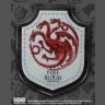 Настенный герб Game of Thrones Targaryen Dragon House Игра престолов Дом Дракона 