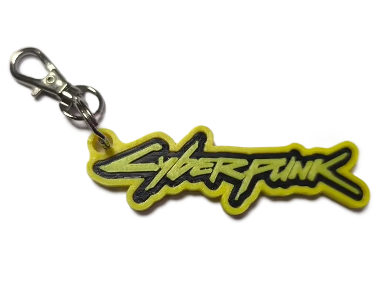 Брелок Cyberpunk 2077 Keychain Кіберпанк ABS пластик 5 см.
