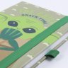 Блокнот Star Wars Faux-leather Notebook Mandalorian The Child Grogu Мандалорець 