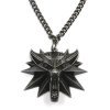 Кулон 3D Ведьмак (The Witcher) медальон Геральт металл красные глаза
