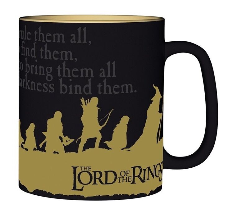 Чашка Lord Of The Rings Group Ceramic Mug In Gift Box кухоль Володар перснів Братство 460 мл