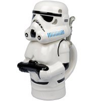Кружка Star Wars Stormtrooper Stein - Collectible 22oz Ceramic Mug with Metal Hinge
