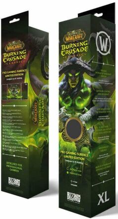 Килимок ігрова поверхня Blizzard World Of Warcraft Gaming Desk Mat Burning Crusade Illidan XL Іллідан (90*42 cm)
