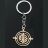 Брелок Harry Potter Time Turner Keychain Маховик времени Гарри Поттер золотой