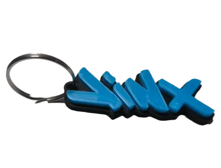 Брелок League of Legends Arcane Jinx Ліга Легенд Джинкс Keychain ABS пластик 4 см.