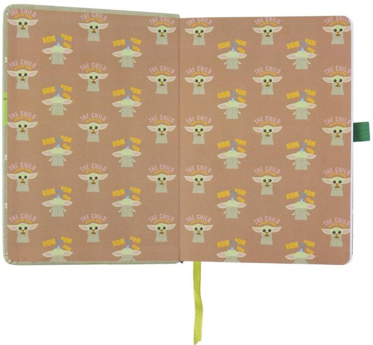 Блокнот из пробкового дерева Star Wars Notebook Cork The Mandalorian The Child Grogu