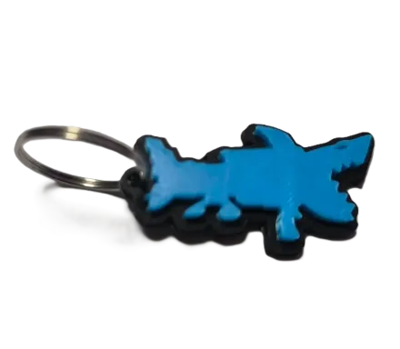 Брелок League of Legends Arcane Ліга Легенд Logo Keychain ABS пластик 4 см.