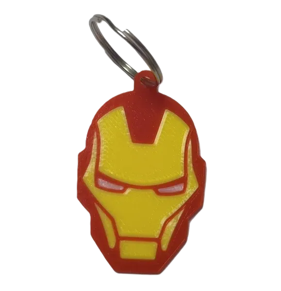 Брелок Marvel Iron-man Keychain Железный Человек ABS пластик 5 см. №1