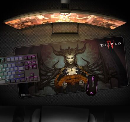 Килимок для миші ігрова поверхня Blizzard DIABLO IV 4 Lilith Діабло Ліліт XL (90*42 cm)