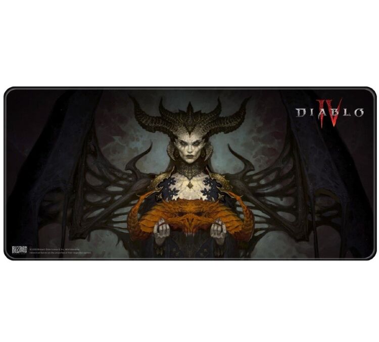 Коврик для мыши игровая поверхность Blizzard DIABLO IV 4 Lilith Диабло Лилит XL (90*42 cm)
