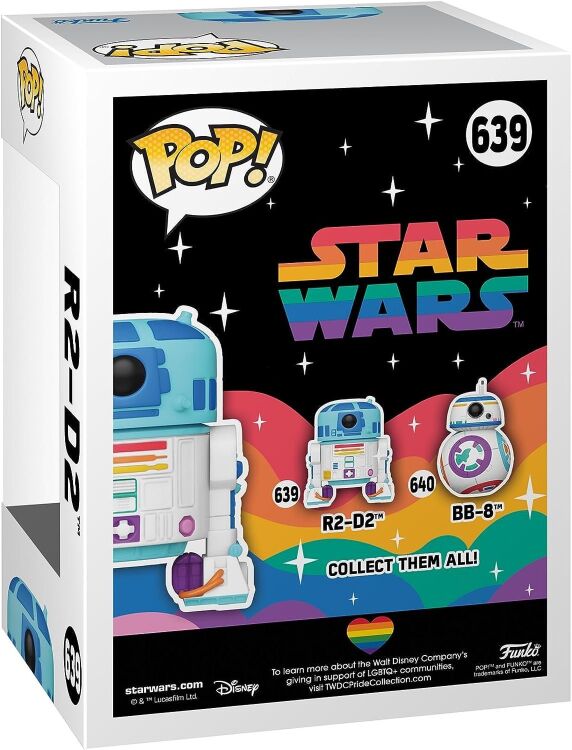 Фигурка Funko Star Wars: Pride 2023 - R2-D2 Фанко Звёздные войны Р2-Д2 639