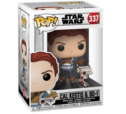 Фігурка Funko Pop! Games: Jedi Fallen Order - Cal Kestis with BD-1
