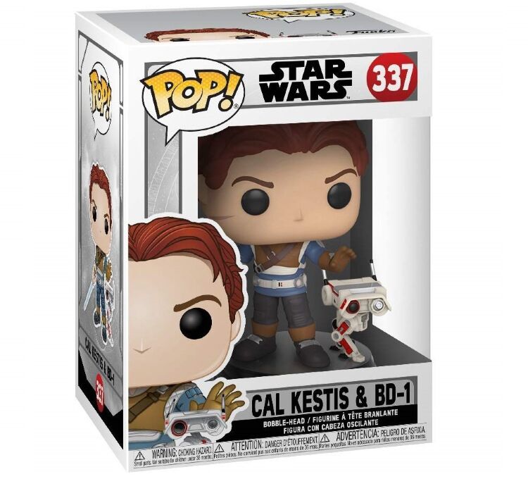 Фігурка Funko Pop! Games: Jedi Fallen Order - Cal Kestis with BD-1