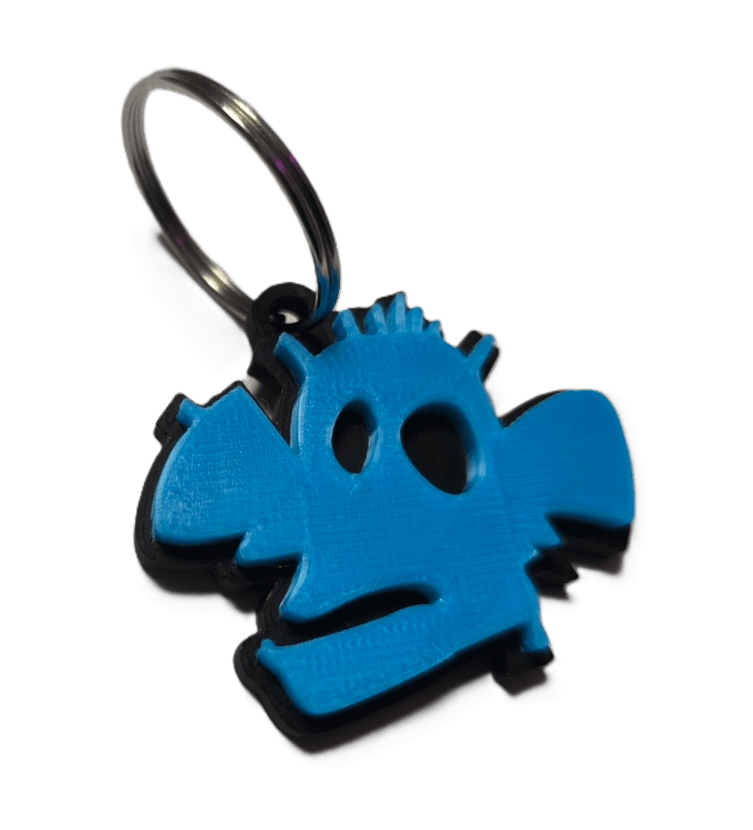Брелок League of Legends Arcane Лига Легенд Logo 2 Keychain ABS пластик 4 см.