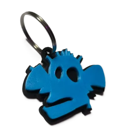 Брелок League of Legends Arcane Ліга Легенд Logo 2 Keychain ABS пластик 4 см.