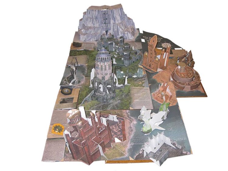 Книга 3D карта Игра престолов Вестерос Game of Thrones: A PopUp Guide to Westeros