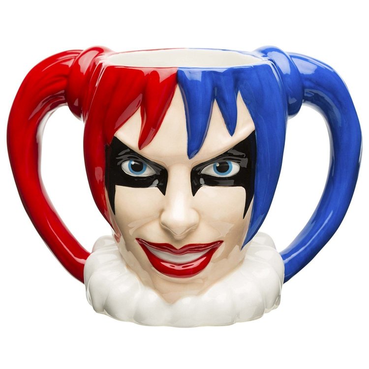 Чашка DC Comics Sculpted ceramic Mug Harley Quinn 10 oz 