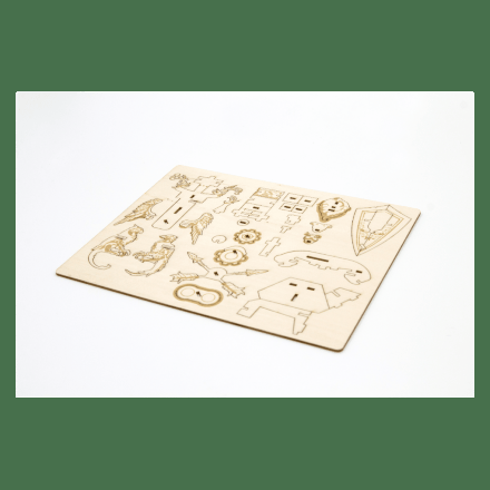 Конструктор з дерева 3D - World of Warcraft Alliance Incredibuilds Wood Model