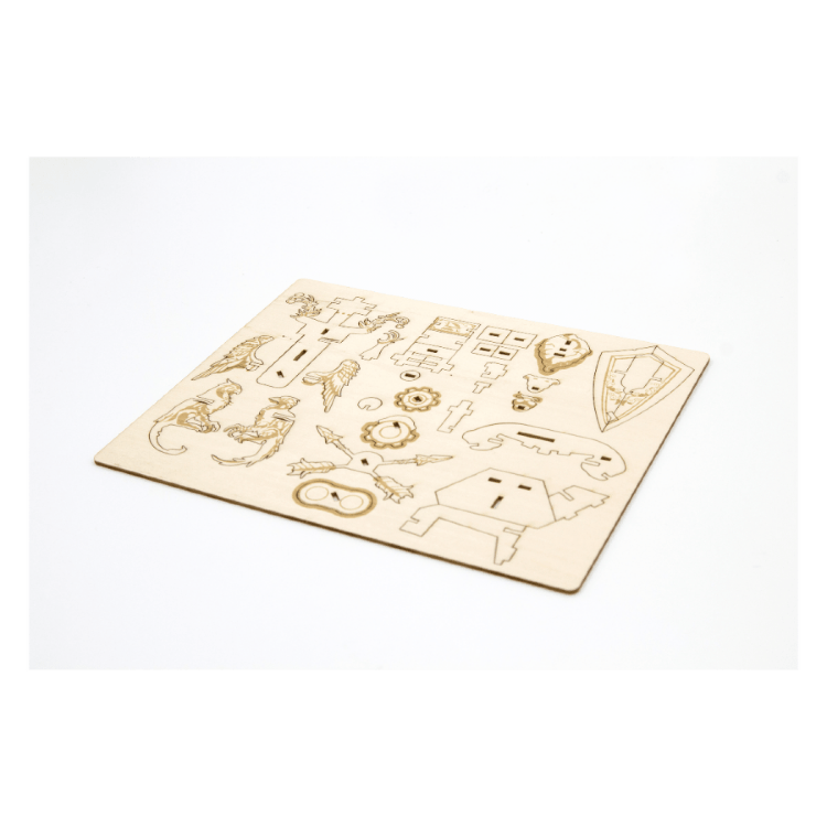 Конструктор из дерева 3D - World of Warcraft Alliance Incredibuilds Wood Model