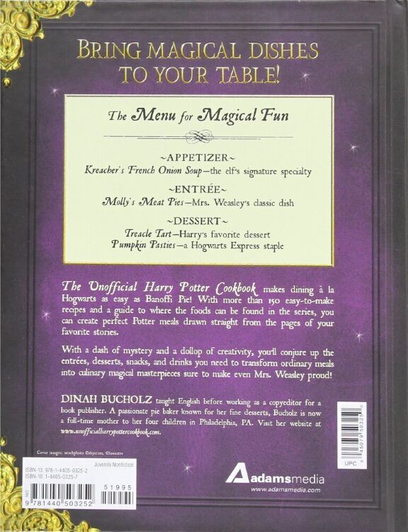 Книга кулинарная The Unofficial Harry Potter Cookbook (Твёрдый переплёт) (Eng) 