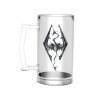 Кружка Skyrim Dragon Symbol Glass stein 