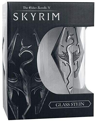 Кружка Skyrim Dragon Symbol Glass stein