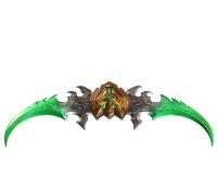 Игрушка World of Warcraft Warglaive Of Azzinoth Клинки Аззинота метал 21 см. 
