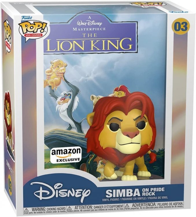 Фигурка Funko VHS Cover Disney - The Lion King Simba Фанко Король Лев Симба (Amazon Exclusive) 03