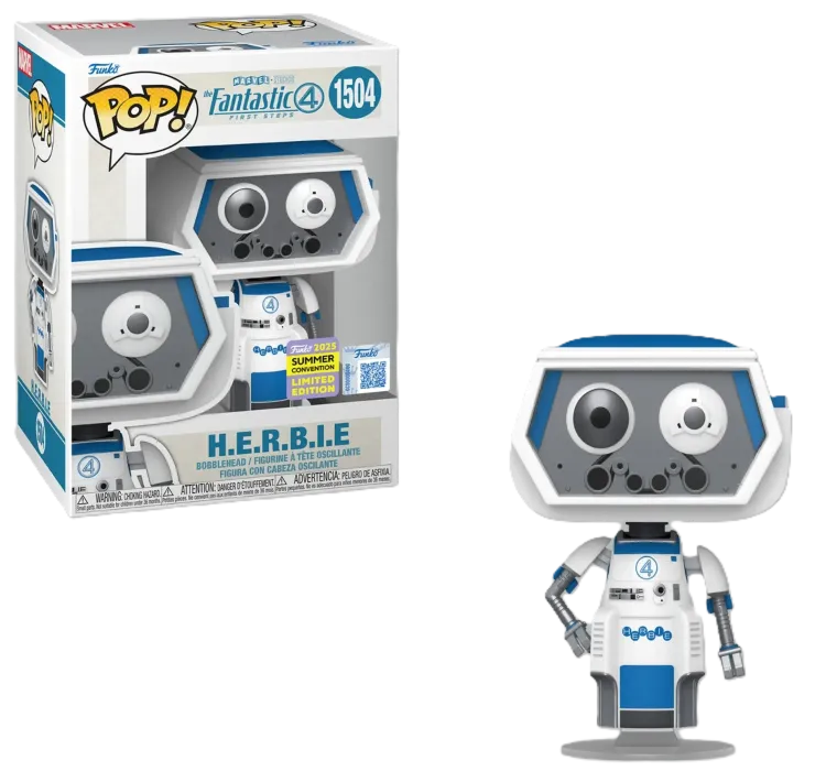 Фигурка Funko Marvel: Fantastic Four: H.E.R.B.I.E. фанко Г.Е.Р.Б.И. (Exclusive) 1504