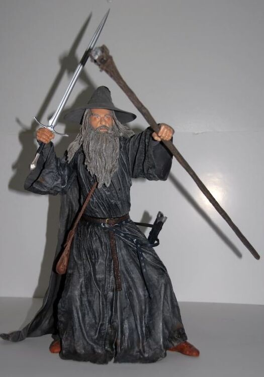 Фигурка - Lord of the Rings/Hobbit GANDALF THE GREY Figure (NECA) 50 см.