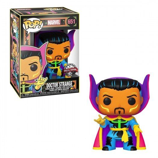 Фигурка Funko POP Marvel: Black Light - Doctor Strange Доктор Стрендж фанко 651