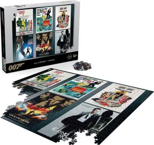 Пазл Winning Moves JAMES BOND 007 Actor Debut Poster Джеймс Бонд 1000 шт.