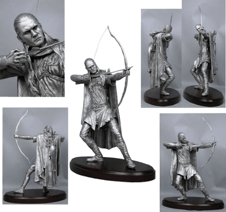 Фігурка - Lord of the Rings /Hobbit Legolas Pewter Amalgama statue Figure (NECA)