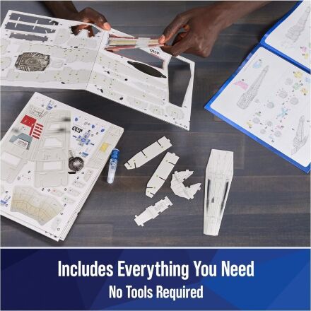 Пазл 4D Build Star Wars T-65 X-Wing Starfighter puzzle 3D картон Зоряний винищувач 160 шт. 