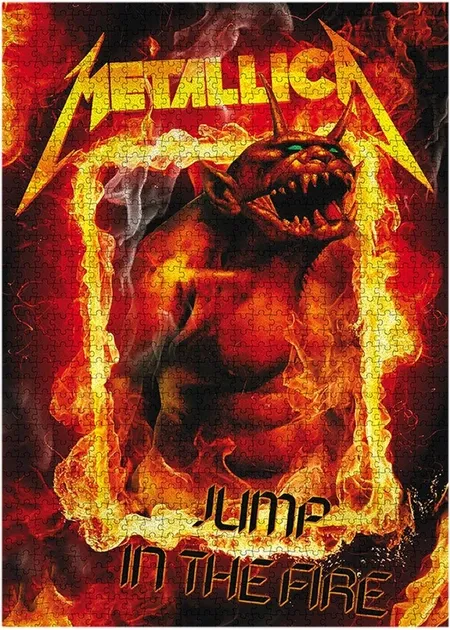 Пазл GBeye Metallica Fire Demon Металлика 1000 шт.