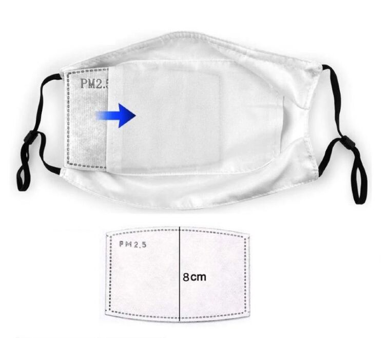 Маска защитная для лица World of Warcraft NZoth НЗот + 2 угольных фильтра