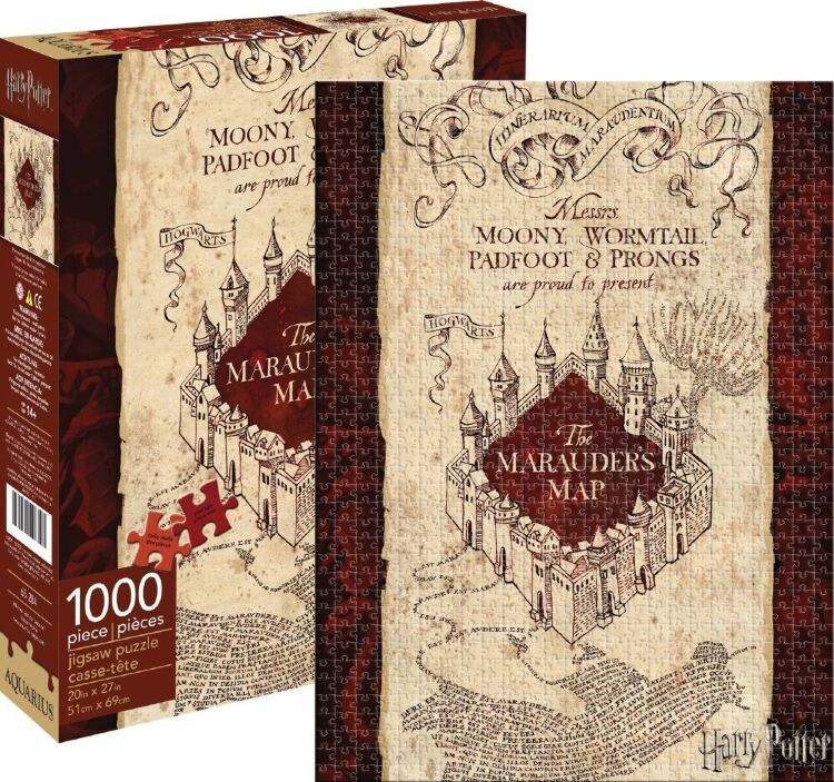 Пазл Гаррі Поттер Aquarius Harry Potter Marauders Map Puzzle (1000 Piece)