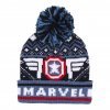 Шапка Marvel Avengers Capitan America Jacquard Hat Pompon Детская Марвел Капитан америка  