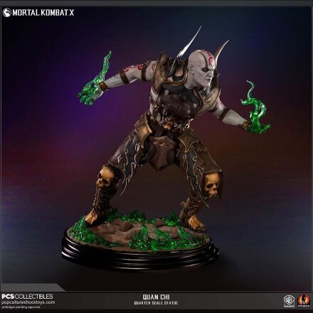 Статуетка Mortal Kombat Polystone Statue Sideshow - Quan Chi 42 см
